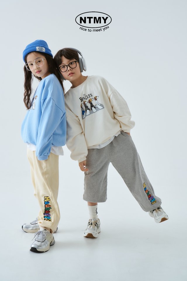 Nice To Meet You - Korean Children Fashion - #littlefashionista - Happy Jogger Pants - 9