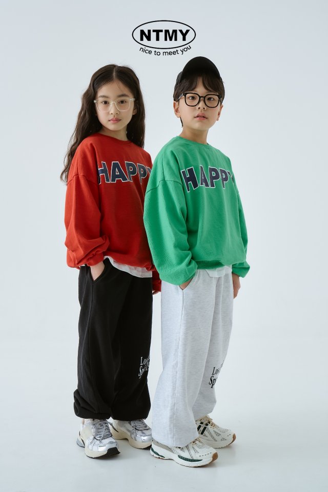 Nice To Meet You - Korean Children Fashion - #littlefashionista - Happy Sweatshirts - 6
