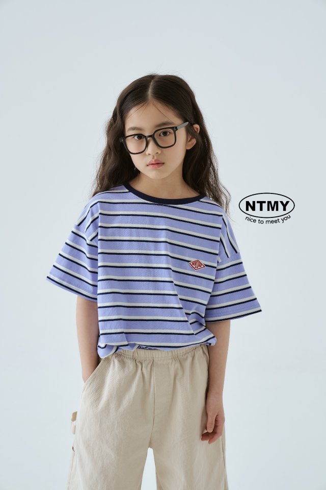 Nice To Meet You - Korean Children Fashion - #magicofchildhood - Crobar Wappen Tee - 6