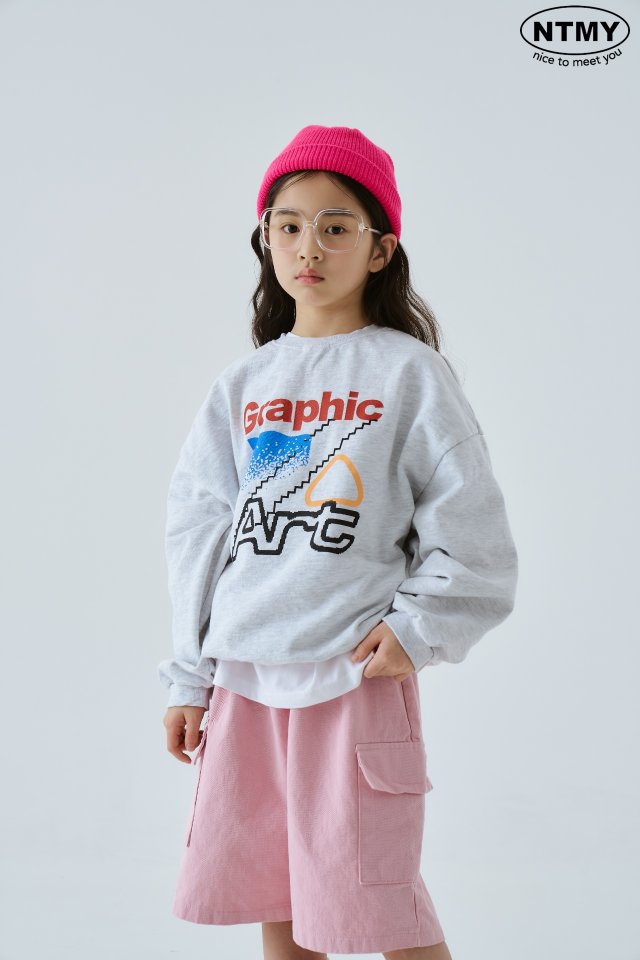 Nice To Meet You - Korean Children Fashion - #magicofchildhood - Graphic Sweatshirts - 9