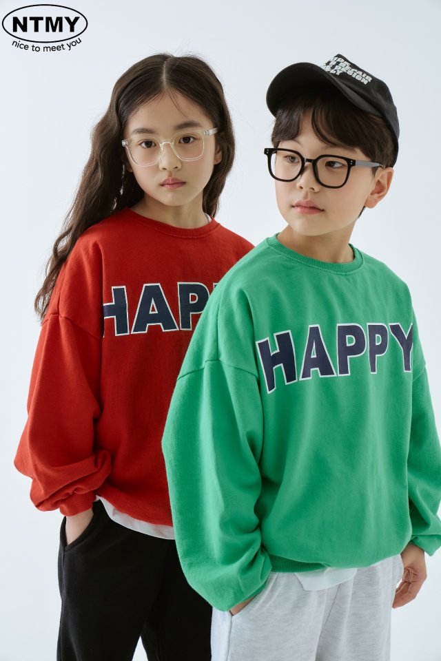 Nice To Meet You - Korean Children Fashion - #magicofchildhood - Happy Sweatshirts - 7