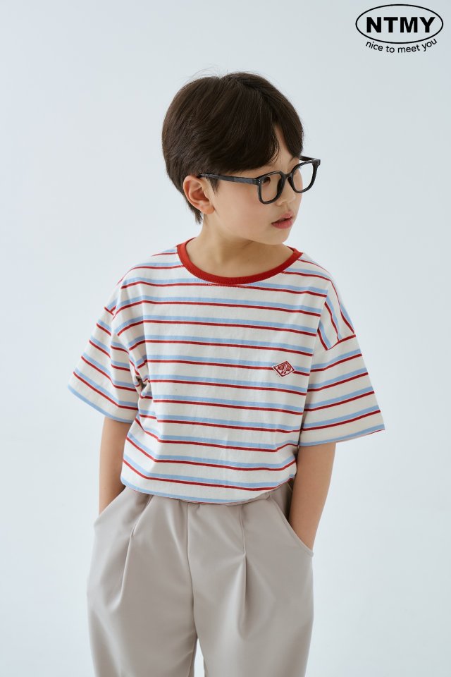Nice To Meet You - Korean Children Fashion - #minifashionista - Crobar Wappen Tee - 7