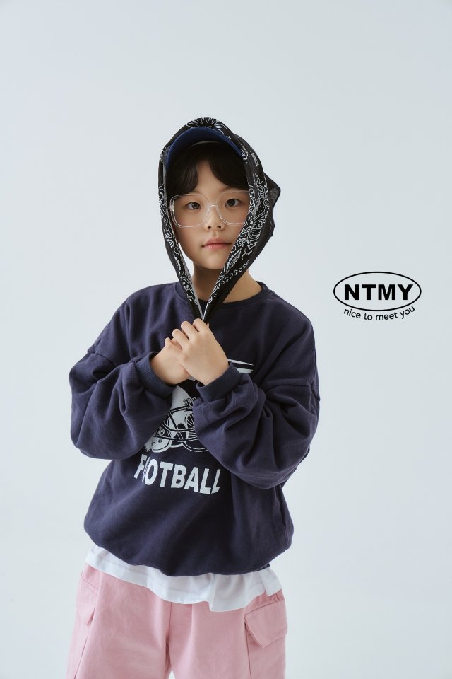 Nice To Meet You - Korean Children Fashion - #minifashionista - Football Sweatshirts - 3