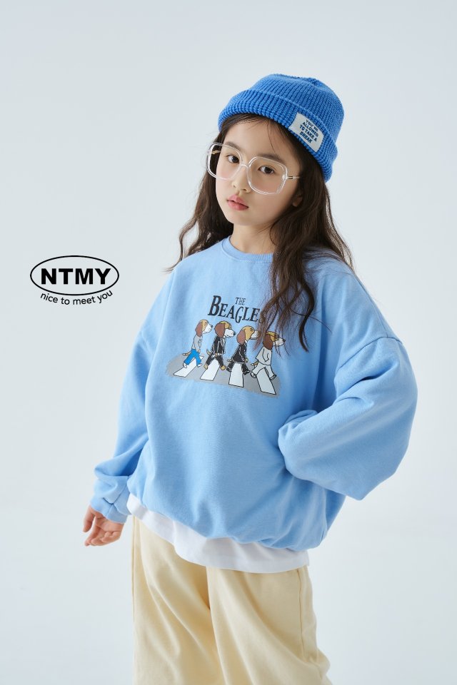 Nice To Meet You - Korean Children Fashion - #minifashionista - Beagle Sweatshirts - 5