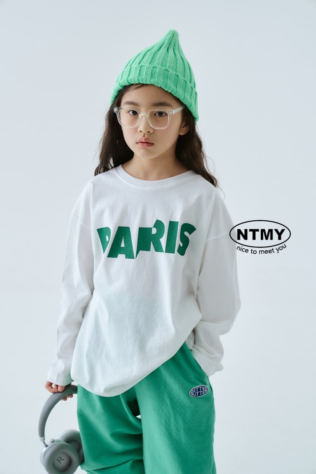 Nice To Meet You - Korean Children Fashion - #prettylittlegirls - Paris Tee - 8