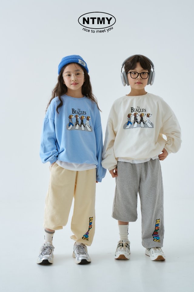 Nice To Meet You - Korean Children Fashion - #prettylittlegirls - Beagle Sweatshirts - 6