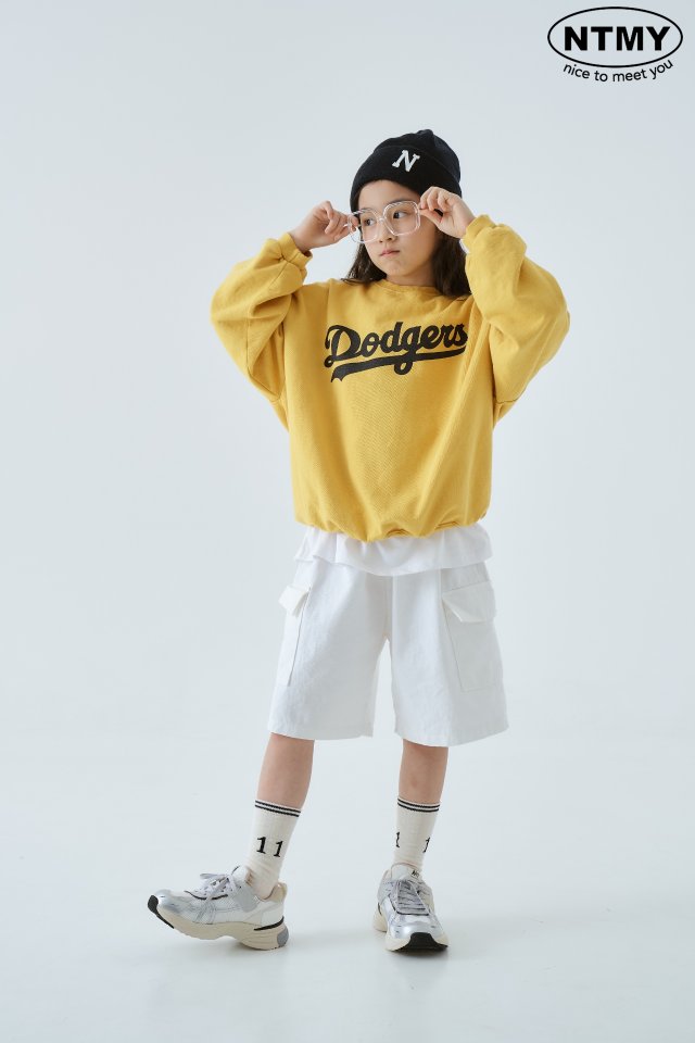 Nice To Meet You - Korean Children Fashion - #prettylittlegirls - Dodgers Sweatshirts - 3