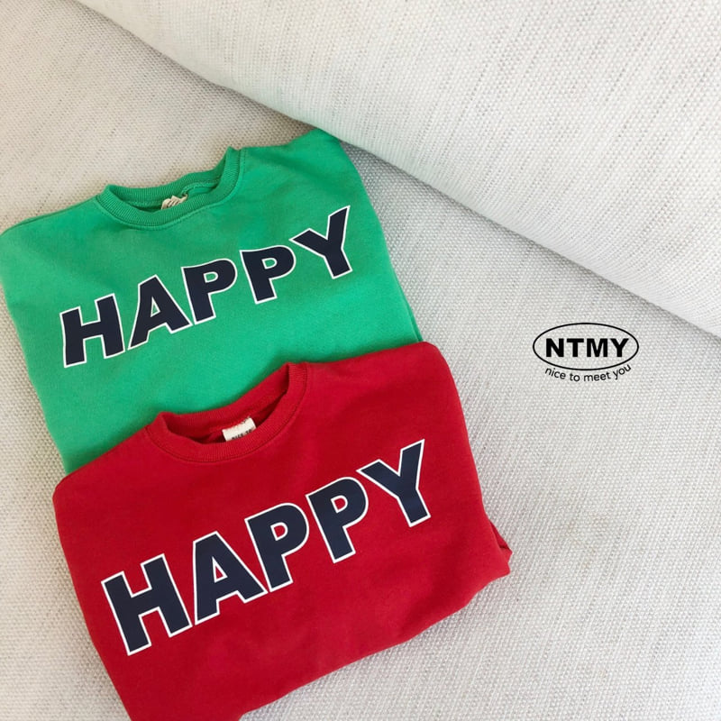 Nice To Meet You - Korean Children Fashion - #stylishchildhood - Happy Sweatshirts - 12