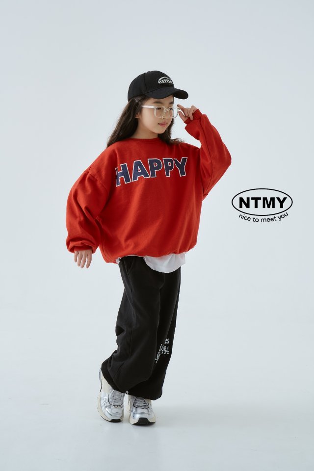 Nice To Meet You - Korean Children Fashion - #toddlerclothing - Happy Sweatshirts - 11