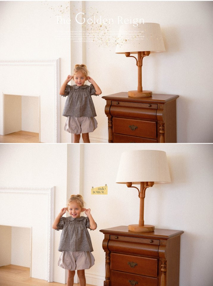 Nounou - Korean Children Fashion - #childofig - Leopard Flower Blouse - 7