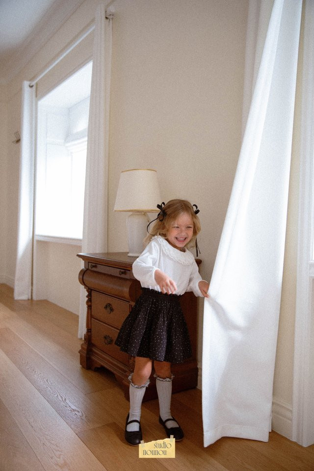Nounou - Korean Children Fashion - #childofig - Pleated Tee - 4