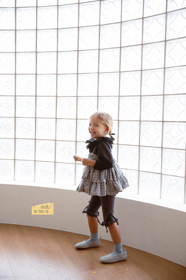 Nounou - Korean Children Fashion - #designkidswear - Check Balloon Vest - 11