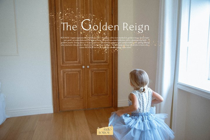 Nounou - Korean Children Fashion - #discoveringself - Gold Tutu Skirt (L-XL)