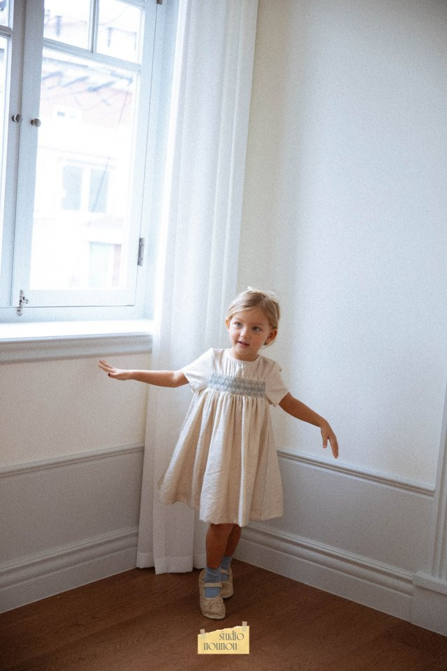 Nounou - Korean Children Fashion - #minifashionista - Pearl Dress - 10