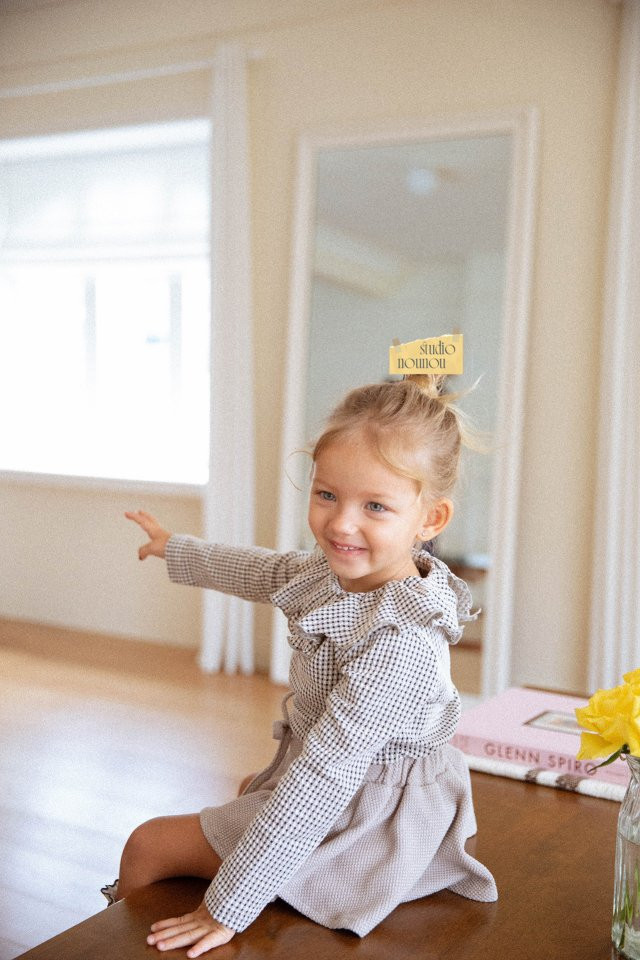 Nounou - Korean Children Fashion - #stylishchildhood - Cheek Top Bottom Set - 9