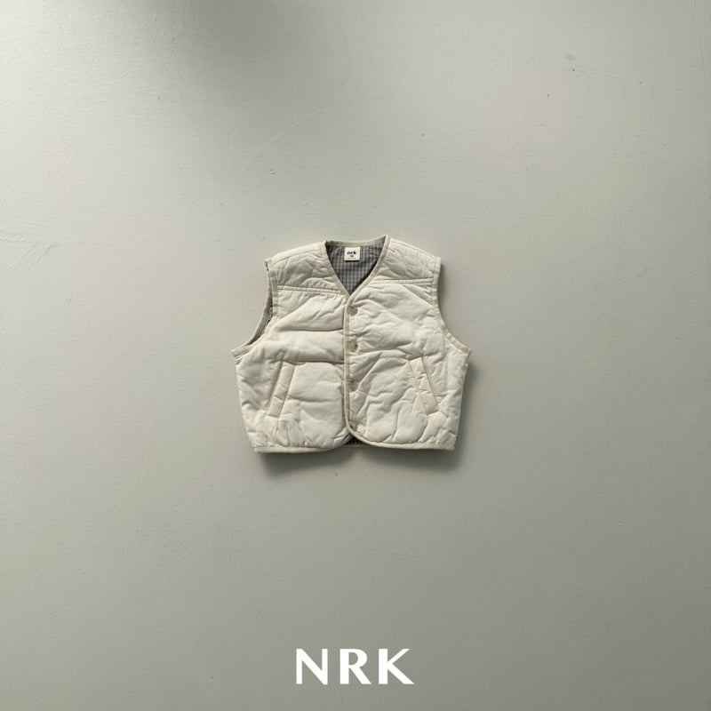 Nrk - Korean Children Fashion - #childofig - Cotton Check Vest - 3