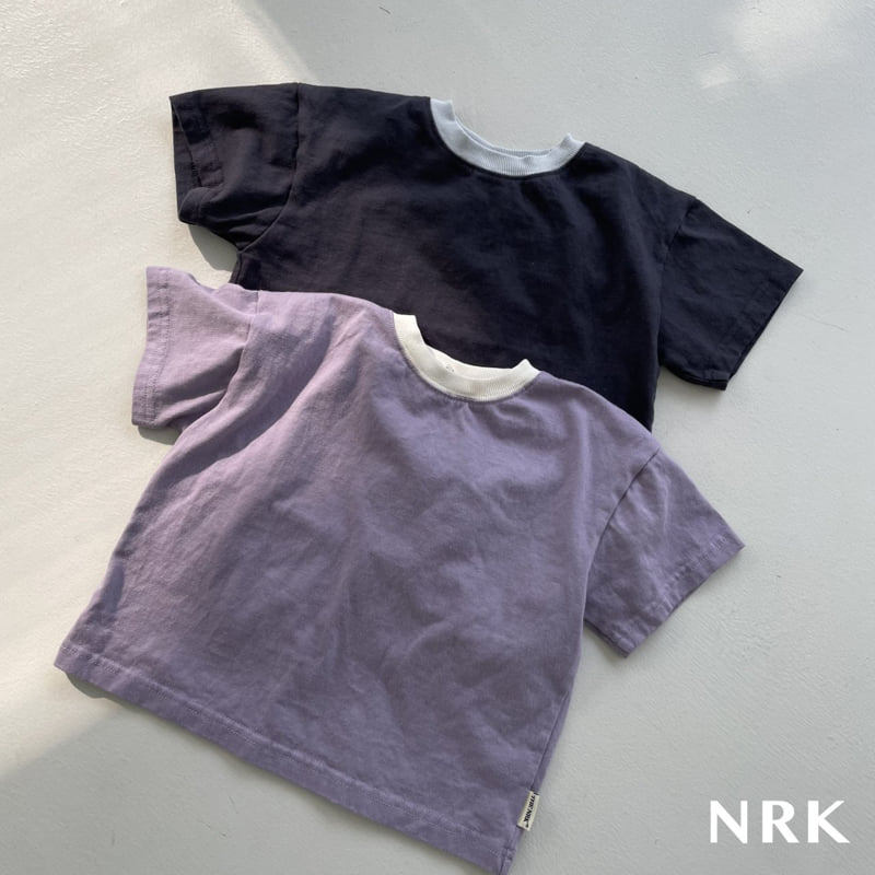 Nrk - Korean Children Fashion - #childofig - Ribbed Short Sleeve Tee - 3