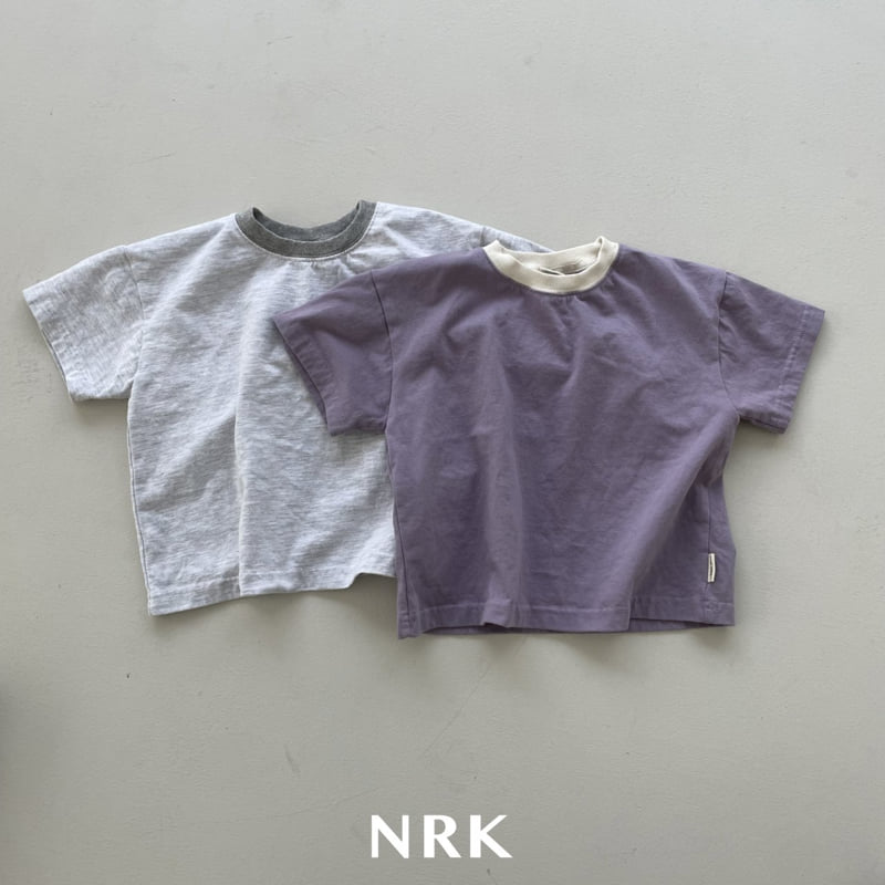 Nrk - Korean Children Fashion - #childofig - Ribbed Short Sleeve Tee - 4