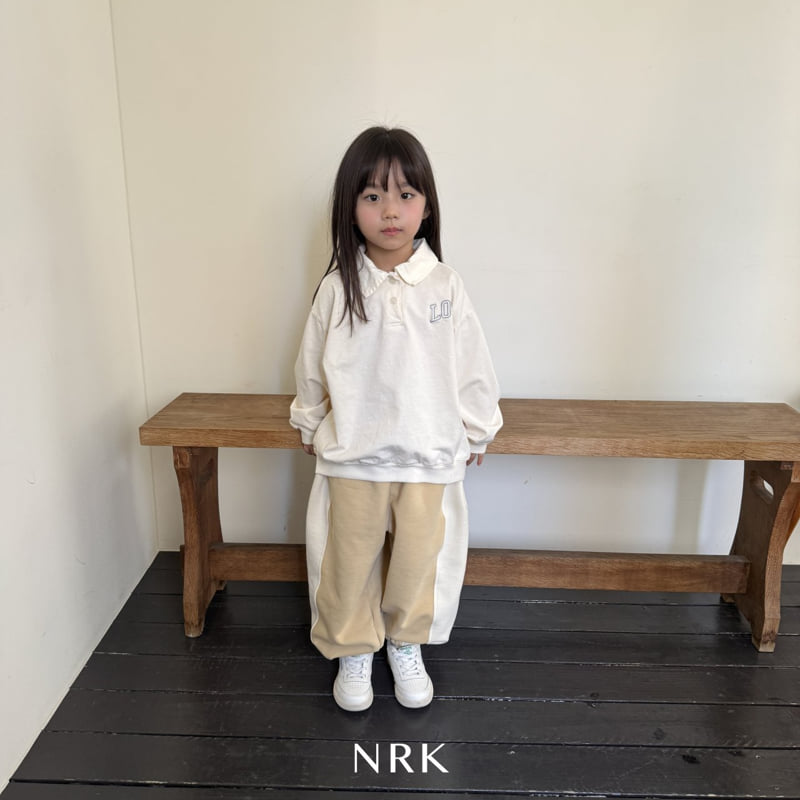 Nrk - Korean Children Fashion - #designkidswear - Love Collar Top Bottom Set - 10