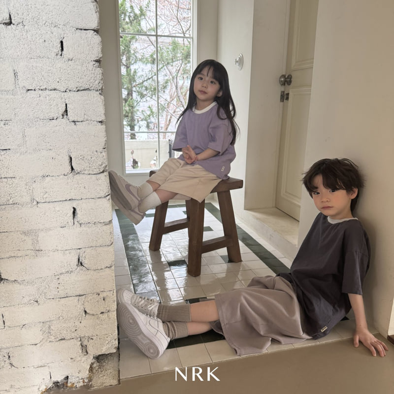 Nrk - Korean Children Fashion - #designkidswear - Ribbed Short Sleeve Tee - 5