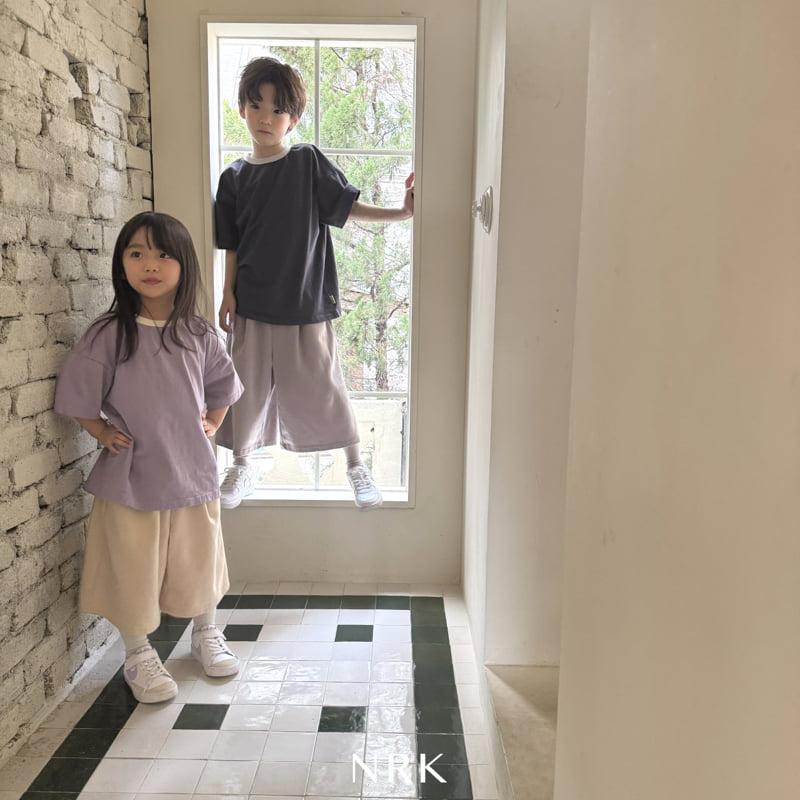 Nrk - Korean Children Fashion - #discoveringself - Ribbed Short Sleeve Tee - 6