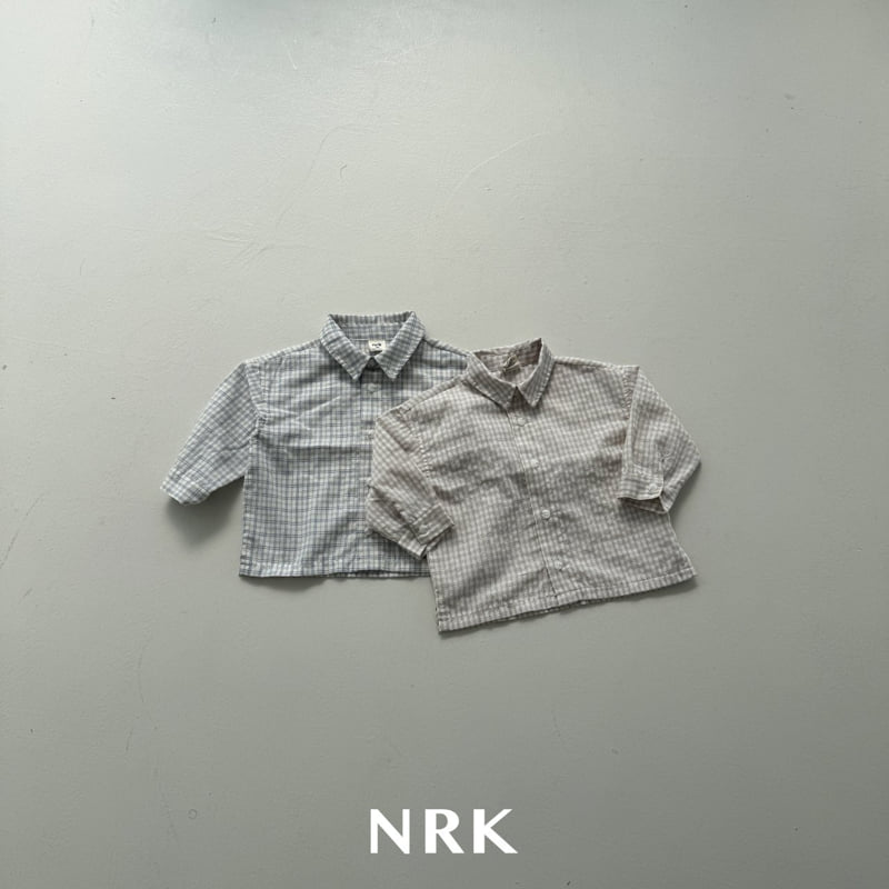 Nrk - Korean Children Fashion - #fashionkids - Maru Check Shirt