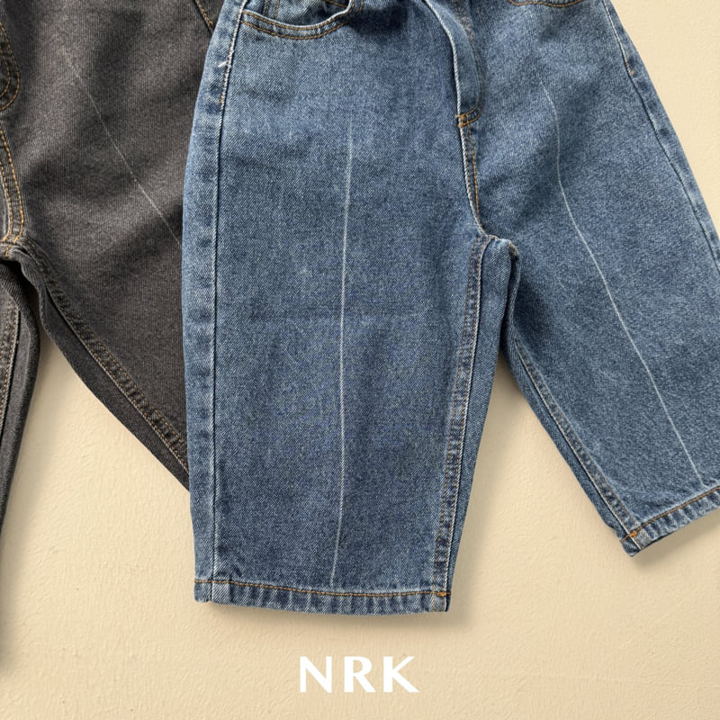 Nrk - Korean Children Fashion - #kidsshorts - Pin Denim Pants - 3