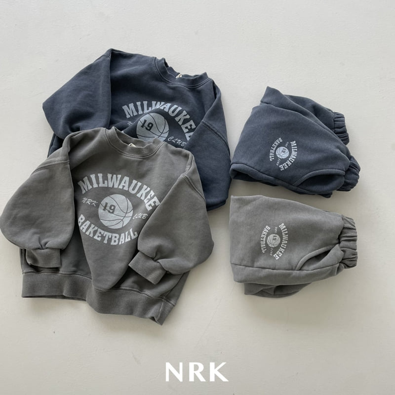 Nrk - Korean Children Fashion - #kidsshorts - Pigment Top Bottom Set - 2