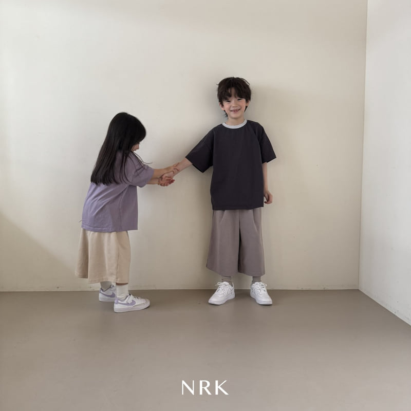 Nrk - Korean Children Fashion - #kidsstore - Ribbed Short Sleeve Tee - 9