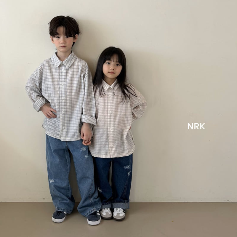 Nrk - Korean Children Fashion - #littlefashionista - Maru Check Shirt - 6