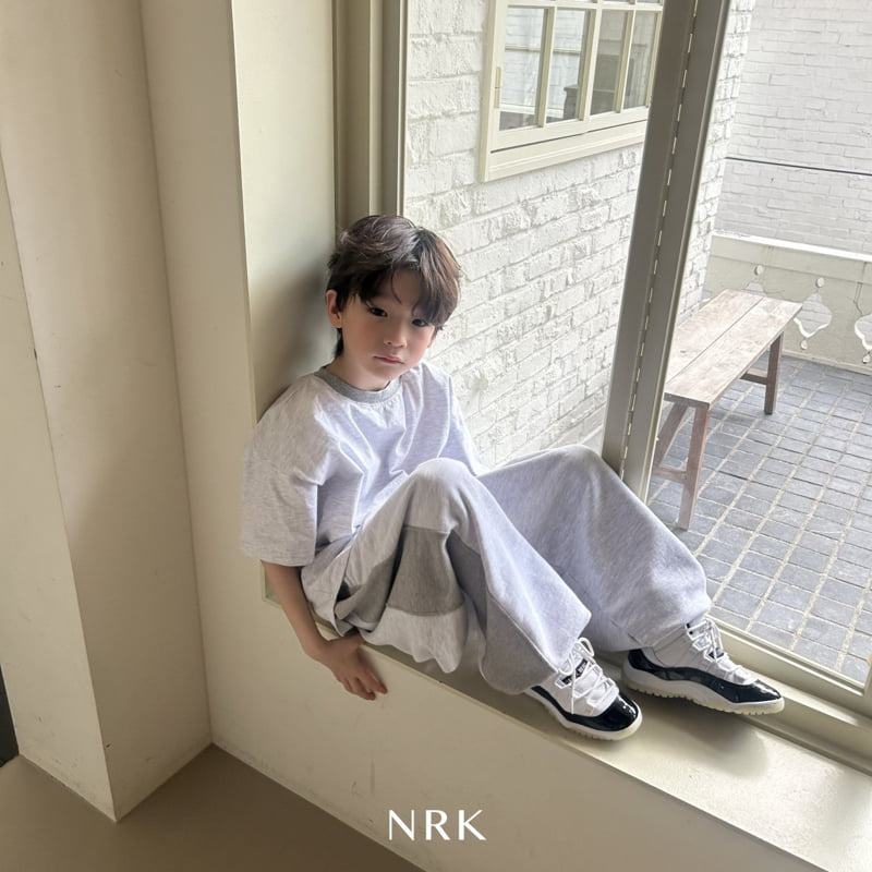 Nrk - Korean Children Fashion - #littlefashionista - Ribbed Short Sleeve Tee - 12