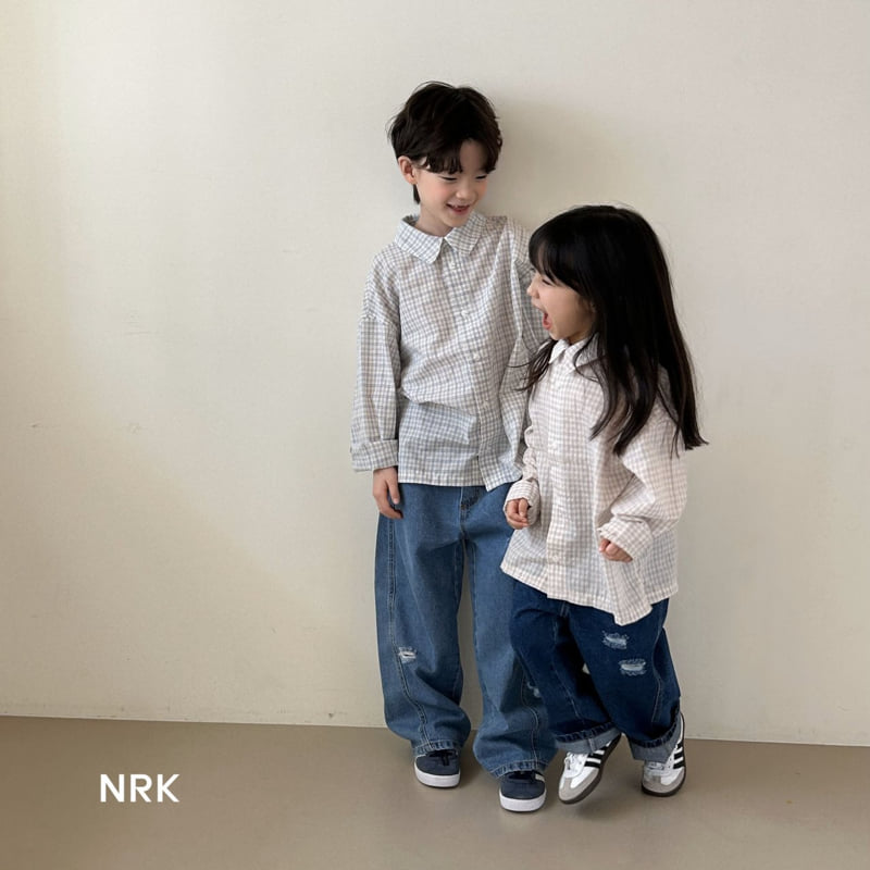 Nrk - Korean Children Fashion - #minifashionista - Maru Check Shirt - 8