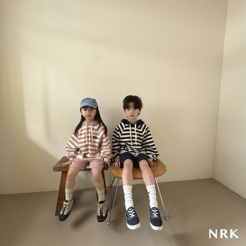 Nrk - Korean Children Fashion - #prettylittlegirls - Stripe Hood Top Bottom Set - 11
