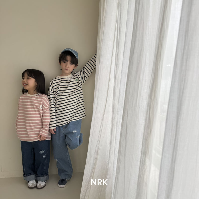 Nrk - Korean Children Fashion - #todddlerfashion - Heart Stripe Tee - 9