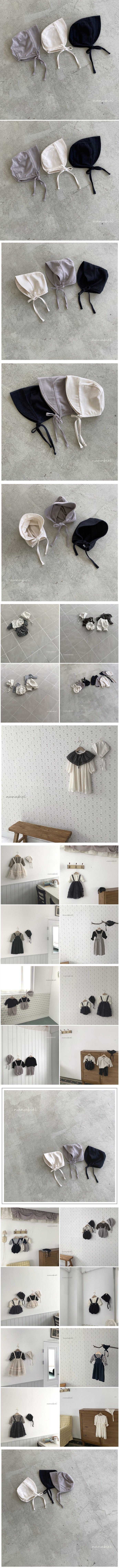 Nunubiel - Korean Baby Fashion - #babyboutiqueclothing - Wave Bonnet