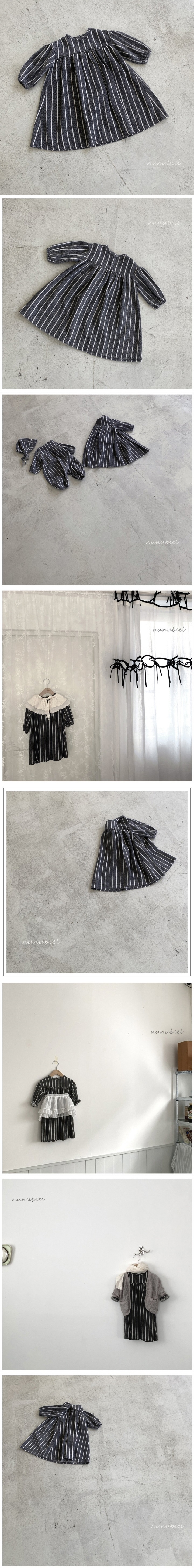 Nunubiel - Korean Children Fashion - #magicofchildhood - Stripe One-piece