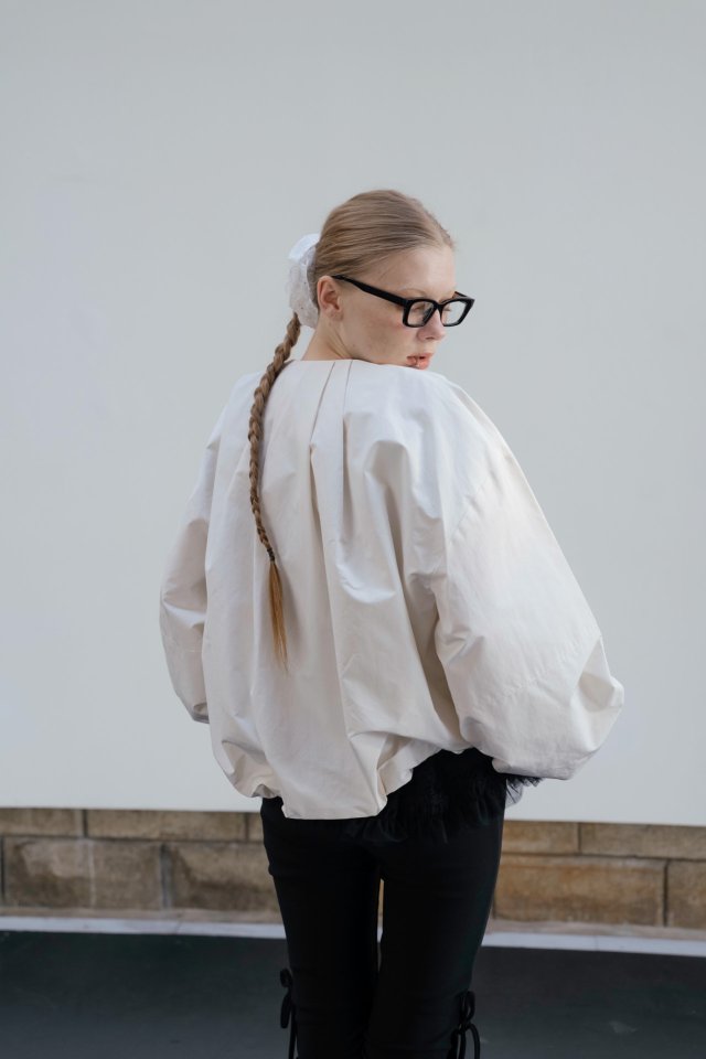 Nutplan - Korean Women Fashion - #momslook - Indie Balloon Jacket - 8