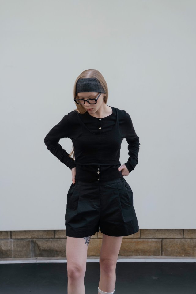 Nutplan - Korean Women Fashion - #momslook - Indie Banding Pants - 6