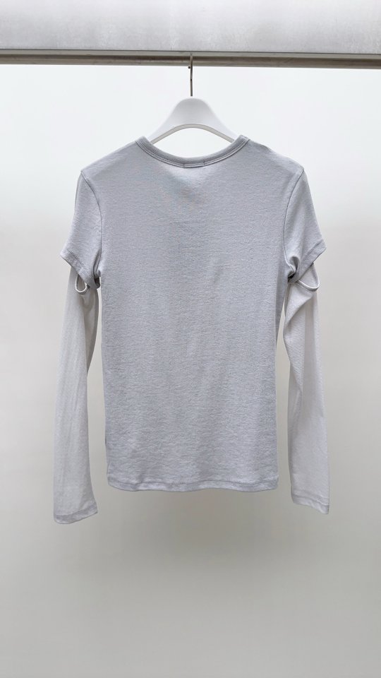 Nutplan - Korean Women Fashion - #momslook - Cream Tee - 3