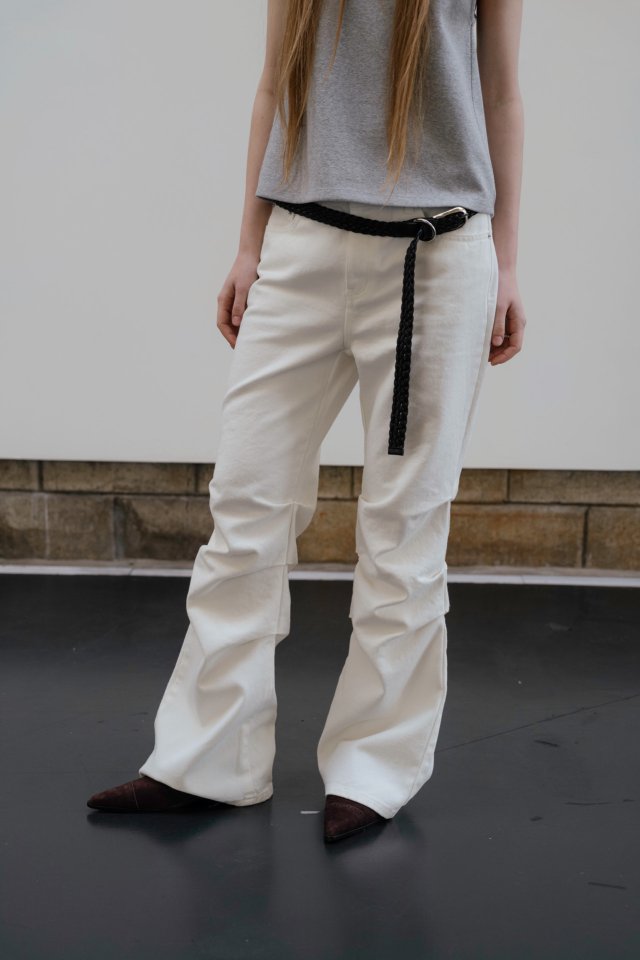 Nutplan - Korean Women Fashion - #momslook - Shirring Bootcut Pants - 8