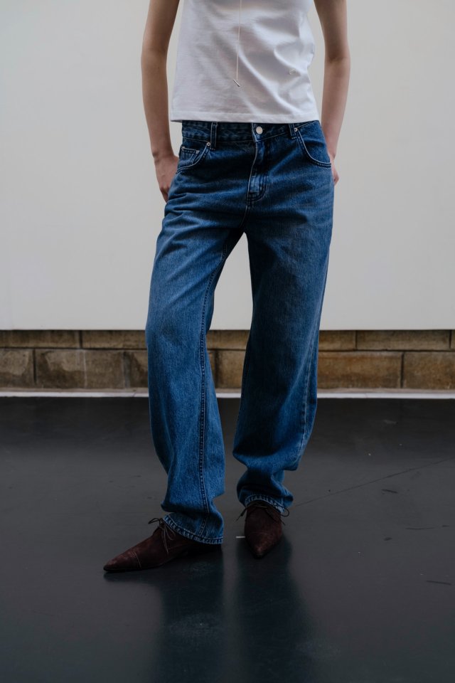 Nutplan - Korean Women Fashion - #momslook - Ink Denim Pants - 7