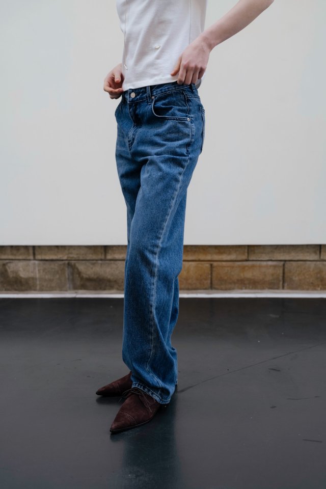 Nutplan - Korean Women Fashion - #momslook - Ink Denim Pants - 9