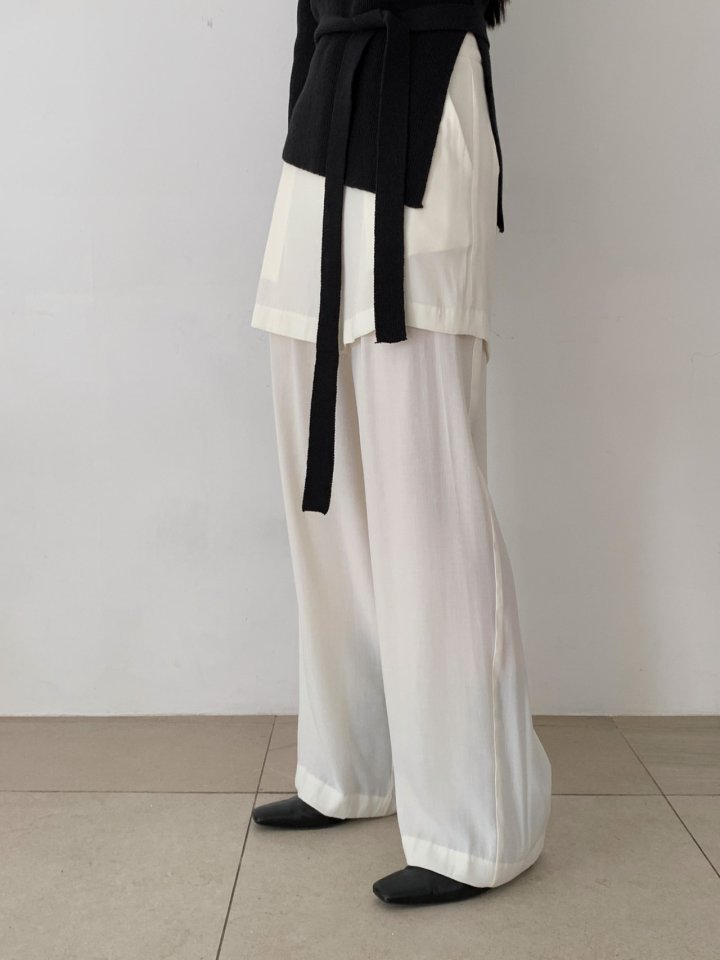 Nutplan - Korean Women Fashion - #womensfashion - Layered Pants - 4