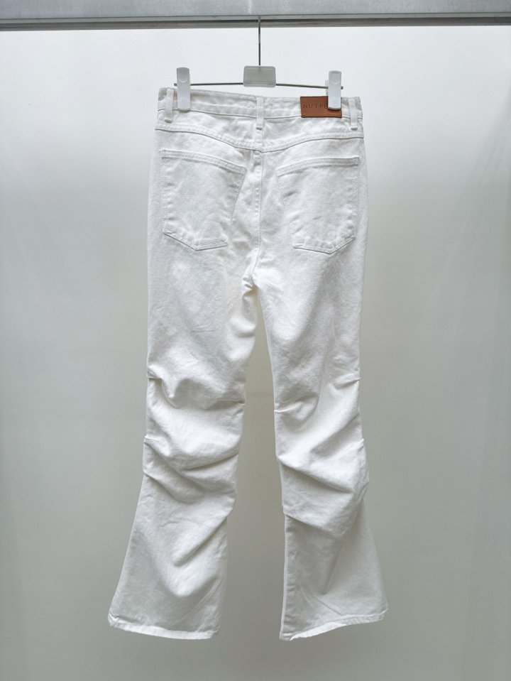 Nutplan - Korean Women Fashion - #pursuepretty - Shirring Bootcut Pants - 2