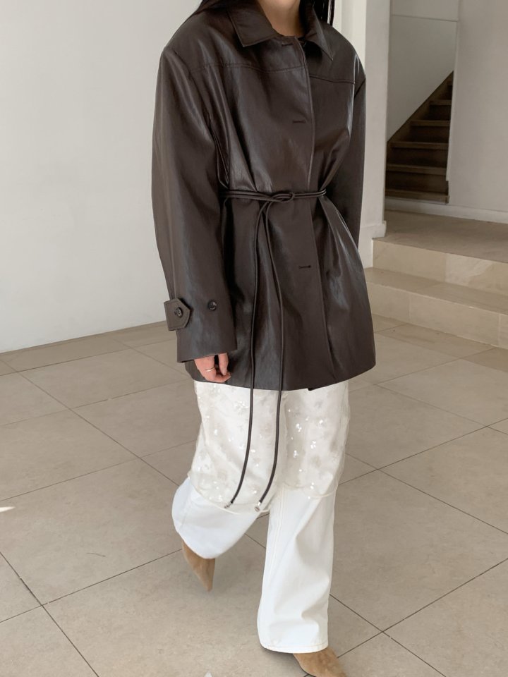 Nutplan - Korean Women Fashion - #vintagekidsstyle - Stainless Jacket - 4