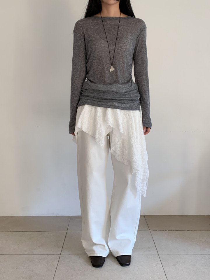 Nutplan - Korean Women Fashion - #restrostyle - Drape Skirt - 7
