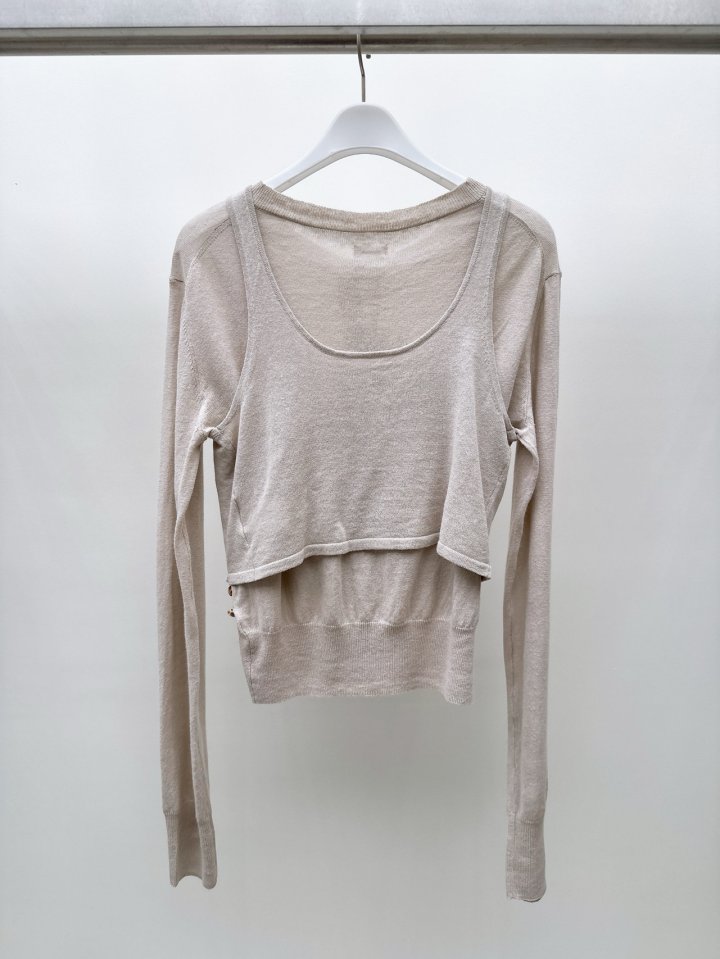 Nutplan - Korean Women Fashion - #shopsmall - Linen Cardigan Set - 3
