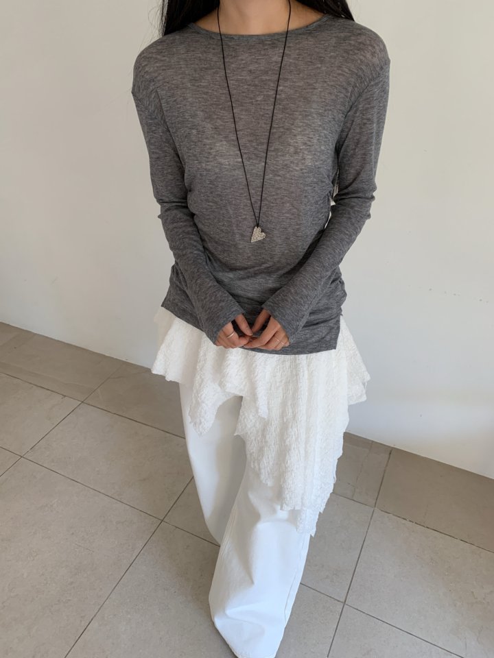 Nutplan - Korean Women Fashion - #vintagekidsstyle - Drape Skirt - 5