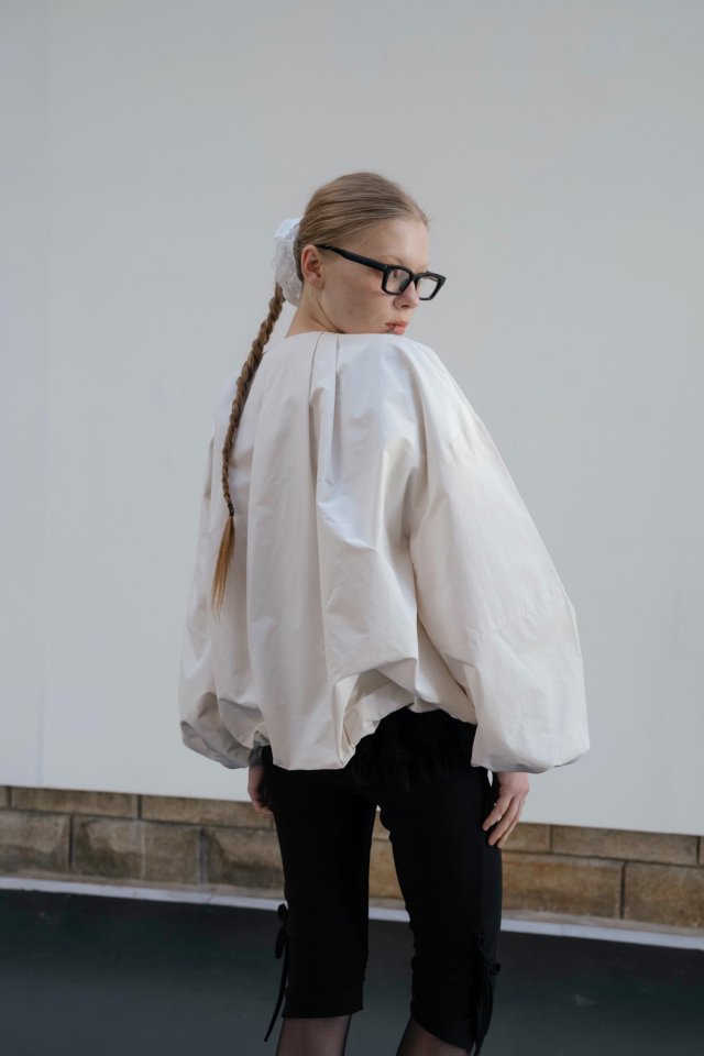 Nutplan - Korean Women Fashion - #womensfashion - Indie Balloon Jacket - 10