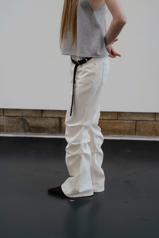 Nutplan - Korean Women Fashion - #womensfashion - Shirring Bootcut Pants - 9
